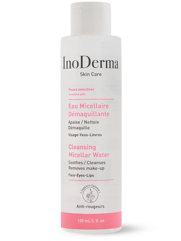 eau micellaire demaquillante anti rougeurs